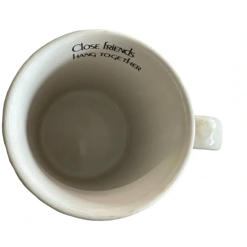 Vintage Close Friends hang Together coffee cup
